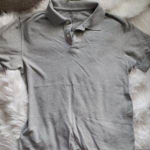 Footaction Vintage Gray Short Sleeve Polo Shirt